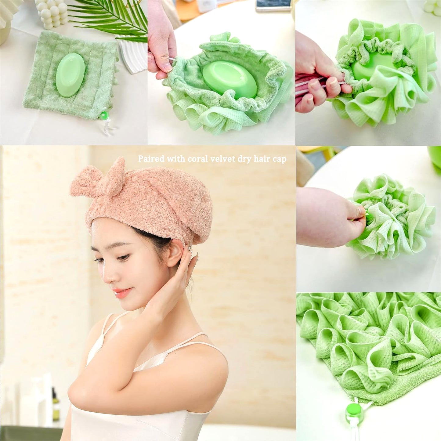 Beautique™ Loofah and Washcloth